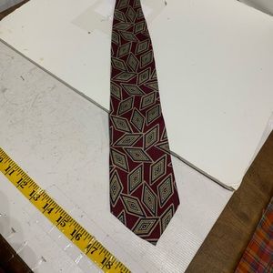 Vintage Christian Dior tie red